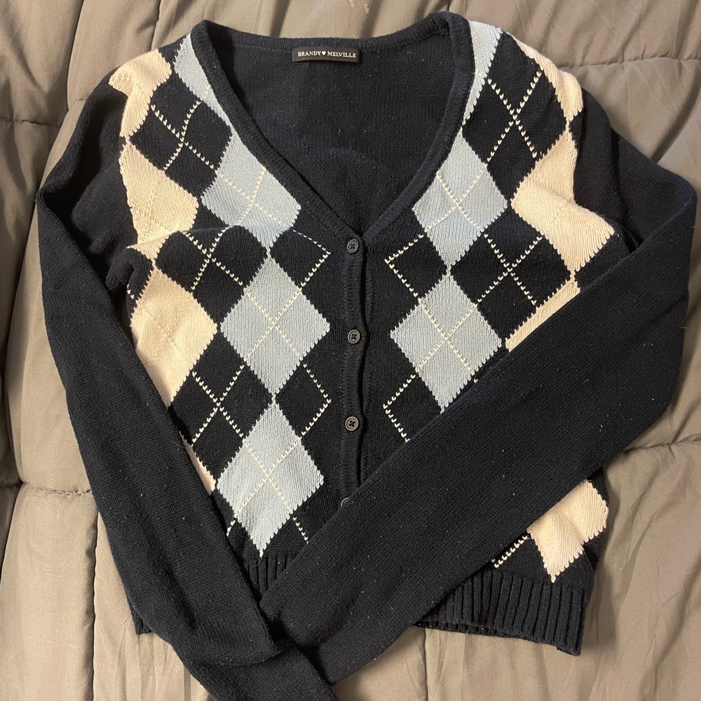 Brandy Melville argyle sweater - Picture 1 of 1